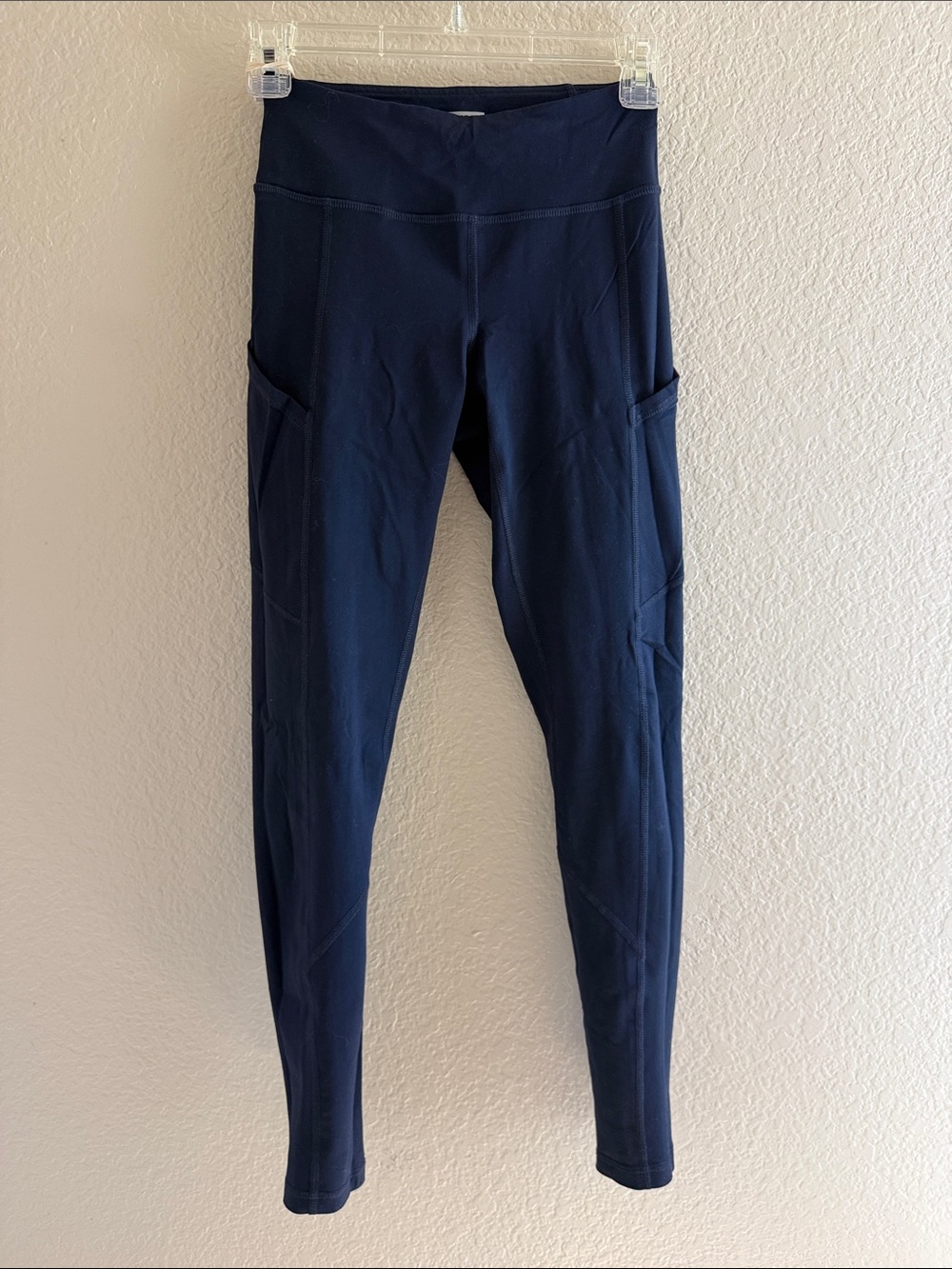 5.11 Tactical Navy Blue Performance Leggings with Side Pockets